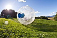 Zorbing en ballule OGO Rotorua
