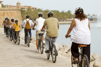 Excursion en bord de mer à Majorque: visite à vélo de Palma with découverte de la cathédrale de Palma du Parc de la Mar