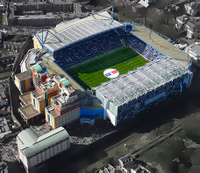 Match de foot de Chelsea au Stade de Stamford Bridge