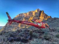 Tour en hélicoptère au-dessus du Grand Canyon au départ de Las Vegas et pique-nique au champagne