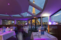 Overnight Paris Seine River Cruise with Eiffel Tower Views, Dinner and Live Entertainment