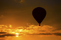 Survol d'Albuquerque en montgolfière au coucher du soleil