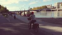 Visite de Lyon d'une heure et demie en petit groupe à vélo électrique