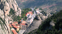 Excursion privée au départ de Barcelone: ​​abbaye de Montserrat ET grottes
