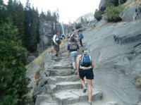 Yosemite Mist Trail and Vernal Fall Hike