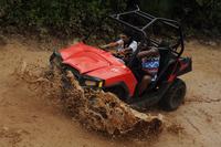 Tour de combiné Playa del Carmen: poussette tout-terrain, PONTS Aériens et tyrolienne