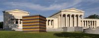 Entrada a la Galería de Arte Albright-Knox Entrada a la Galería de Arte Albright-Knox