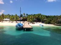 Catalina Island and Chavon River Catamaran Cruise from Punta Cana