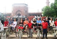 Excursión en grupo a la antigua Delhi en calesas orientales Excursión en grupo a la antigua Delhi en calesas orientales