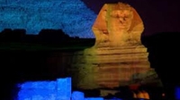Pyramids and Sphinx Sound and Light Show from Giza