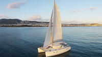 5 h Catamaran de croisière de luxe d'Athènes avec repas traditionnel grec et BBQ