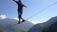 Slacklining in Baños