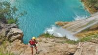 Rappelling beside Minas Viejas and Micos Waterfall