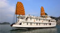 Overnight Halong Bay Cruise Including Transfer Service and Kayaking or Bamboo Boat Activities