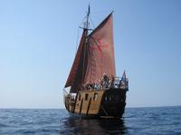 Split Sunset Sightseeing Cruise in a Traditional Karaka Replica