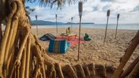 Gagnez votre coeur de pique-nique sur la plage à Phuket
