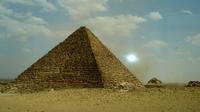 Pyramides et du musée égyptien