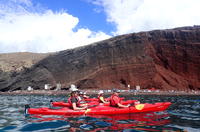 Sea Kayaking Tour in Santorini from Mesa Pigadia