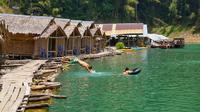 Khao Sok Jungle Safari with Raft House Adventure on Cheow Larn Lake from Krabi