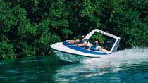 Aventure 5 en 1 à Cancun : hors-bord, plongée libre, véhicule tout-terrain, descente en tyrolienne et baignade dans un cénote Aventure 5 en 1 à Cancun : hors-bord, plongée libre, véhicule tout-terrain, descente en tyrolienne et baignade dans un cénote
