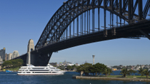 Cruzeiro com café em Sydney Harbour Cruzeiro com café em Sydney Harbour