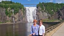 Trip van een halve dag vanuit Quebec naar de watervallen van Montmorency en Ste-Anne-de-Beaupré Trip van een halve dag vanuit Quebec naar de watervallen van Montmorency en Ste-Anne-de-Beaupré