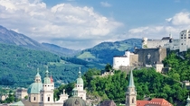 Panoramische stadstour door Salzburg plus rondreis Oostenrijkse meren en bergen Panoramische stadstour door Salzburg plus rondreis Oostenrijkse meren en bergen