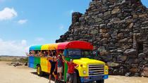Visite d'Aruba en bus de plage coloré Visite d'Aruba en bus de plage coloré