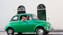 Tour con guida di una Fiat 500 d'epoca da Firenze: colline toscane e cucina italiana Tour con guida di una Fiat 500 d'epoca da Firenze: colline toscane e cucina italiana
