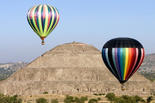 Pyramiden von Teotihuacán Rundflug im Heißluftballon Pyramiden von Teotihuacán Rundflug im Heißluftballon