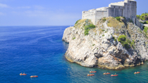 Dubrovnik en bord de mer : excursion en kayak et plongée avec masque et tuba en petit groupe Dubrovnik en bord de mer : excursion en kayak et plongée avec masque et tuba en petit groupe
