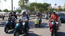 Visite historique de Palma en scooter Visite historique de Palma en scooter