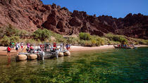 Tour Las Vegas: Helikoptervlucht over de Grand Canyon en boottocht over de Colorado Tour Las Vegas: Helikoptervlucht over de Grand Canyon en boottocht over de Colorado