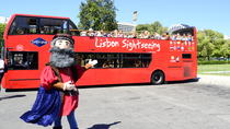 Hop on hop off-bussrundtur i Lissabon med Cascais-linjen som tillval Hop on hop off-bussrundtur i Lissabon med Cascais-linjen som tillval