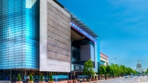 Entrada para o Newseum de Washington DC, Washington, DC