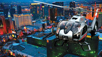 Volo notturno della Strip di Las Vegas in elicottero con trasporto Volo notturno della Strip di Las Vegas in elicottero con trasporto