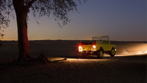 Privétour: luxe avondsafari in de woestijn met transport vanuit Dubai Privétour: luxe avondsafari in de woestijn met transport vanuit Dubai