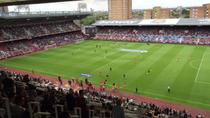 Fotbollsmatch med West Ham United på fotbollsklubben Upton Park Fotbollsmatch med West Ham United på fotbollsklubben Upton Park