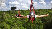 Excursão de aventura em Selvatica, Playa del Carmen: Tirolesa, ponte aérea, buggy, Bungee Swing e mergulho no cenote Excursão de aventura em Selvatica, Playa del Carmen: Tirolesa, ponte aérea, buggy, Bungee Swing e mergulho no cenote
