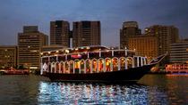 Dinercruise op een dhow vanuit Dubai, inclusief vervoer van en naar het hotel Dinercruise op een dhow vanuit Dubai, inclusief vervoer van en naar het hotel