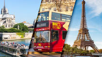 Keine Warteschlangen für den Gipfel des Eiffelturms, Hop-on-Hop-off-Bustour und Flussfahrt Keine Warteschlangen für den Gipfel des Eiffelturms, Hop-on-Hop-off-Bustour und Flussfahrt