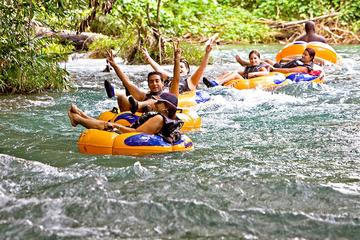 Falmouth Shore Excursion: Zipline Canopy plus Jungle River Tubing