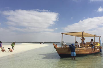 Dolphin Bay: Remote Natural Beach Getaway Day Cruise from Abu Dhabi