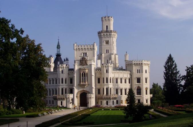 Hluboka Castle and Holasovice and Cesky Krumlov Overnight Tour From Prague
