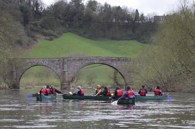  canoe trip down the river wye a full day guided canoe trip on river