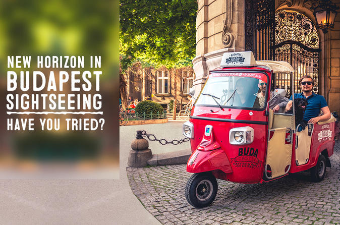 Budapest TukTuk Private Tour with Goulash Soup in the Downtown