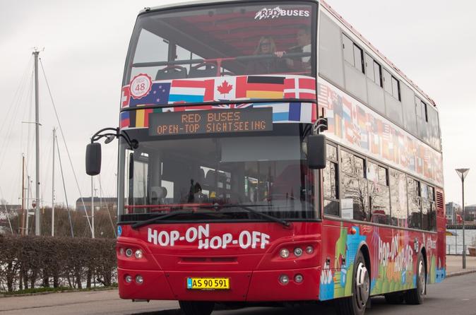 Copenhagen Red Bus Hop-On Hop-Off Ticket