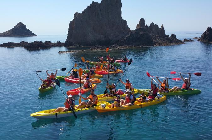 Kayak and Snorkel Tour of Cabo de Gata in Andalucia