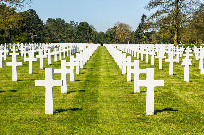 Normandy D-Day Beaches Day Trip with American Cemetery and optional lunch