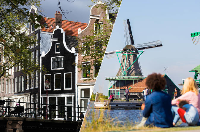 Amsterdam Super Saver: City Tour plus Zaanse Schans Windmills, Volendam and Marken Day Trip